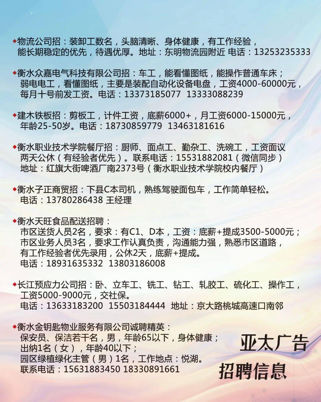 阿城招聘信息港最新职位招聘更新发布
